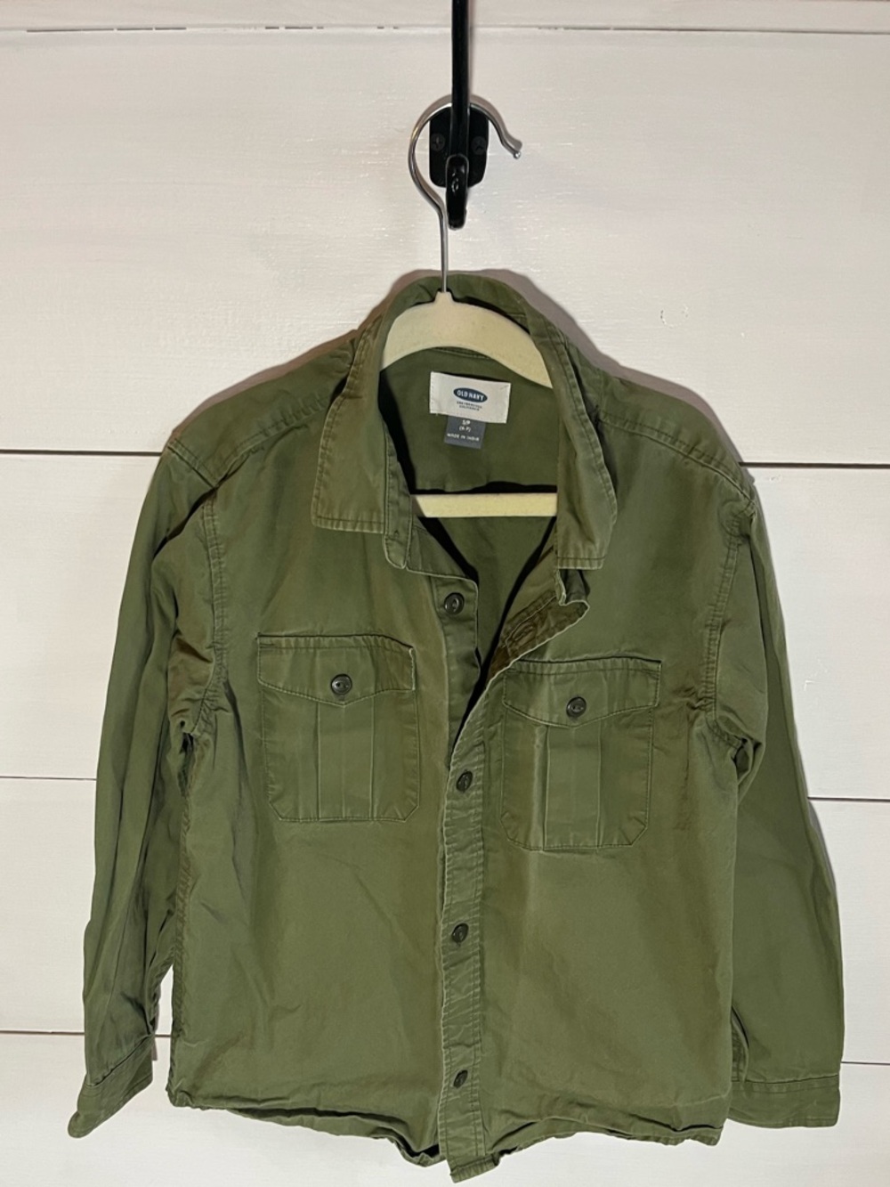 Old Navy Kids Olive Utility Jacket
